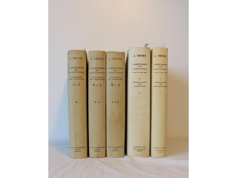 [ORFEVRERIE] - Jean THUILE - 5 vol.