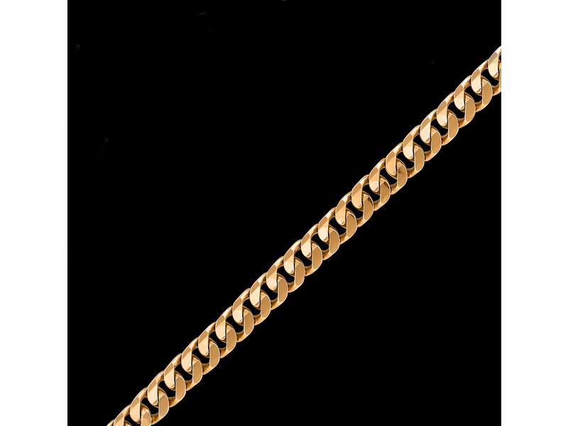 BRACELET SOUPLE en or jaune (18k) à maillons,...