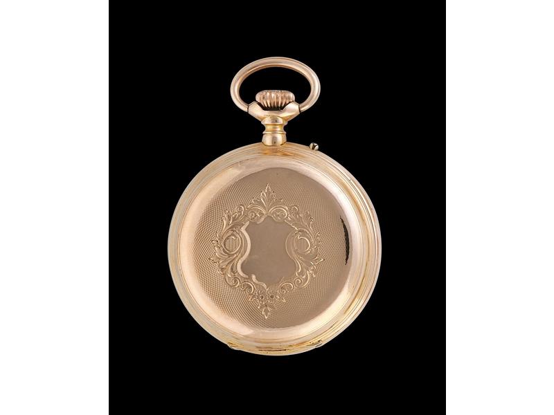 MONTRE DE POCHE CHRONOMETRE en or jaune (18K),...