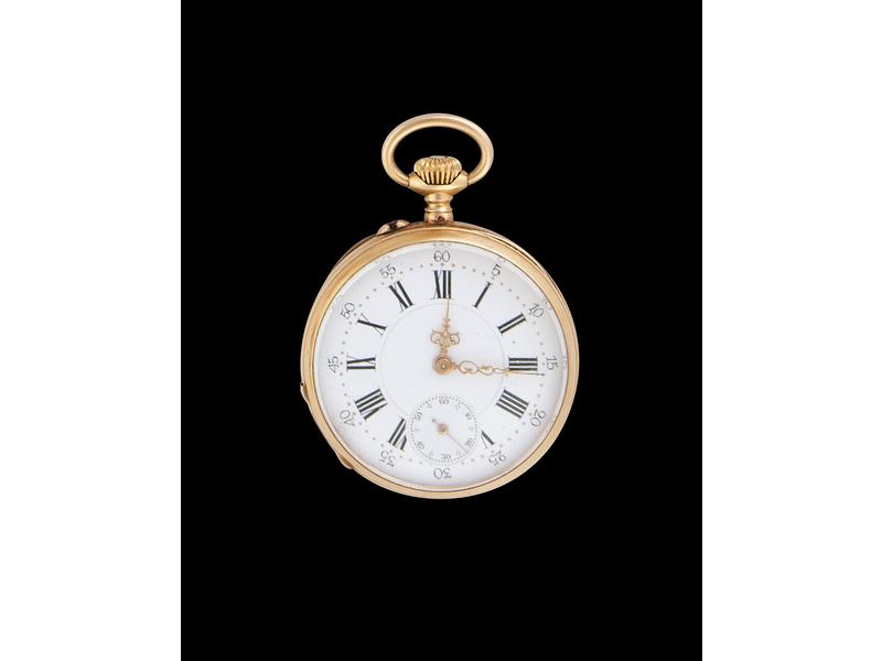 MONTRE-CHRONOMETRE DE POCHE, mécanique, en...