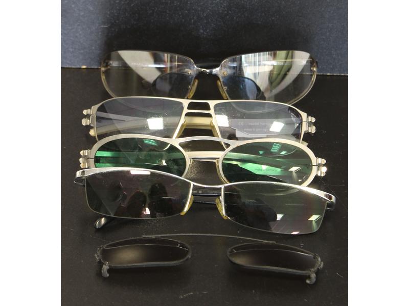 LOT DE QUATRE PAIRES DE LUNETTES DE SOLEIL...