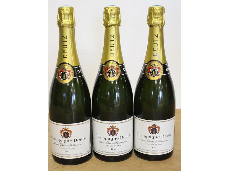 3 Blles Champagne DEUTZ Brut NM