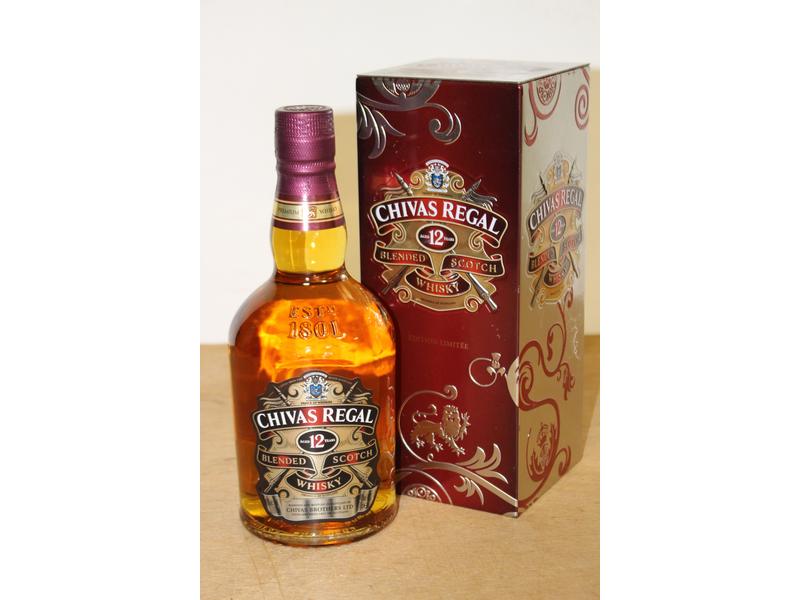 1 Blle Scotch Whisky CHIVAS 12 ans d'âge...