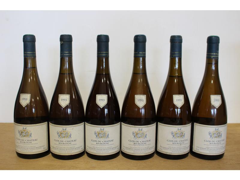 6 Blles Bourgogne blanc CLOS DU CHÂTEAU ...