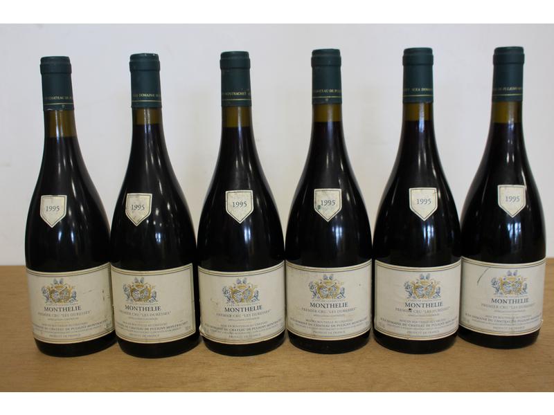6 Blles MONTHÉLIE 1er Cru "Les Duresses"...