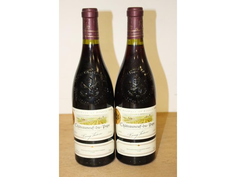 2 Blles CHÂTEAUNEUF DU PAPE mise nég.  2...