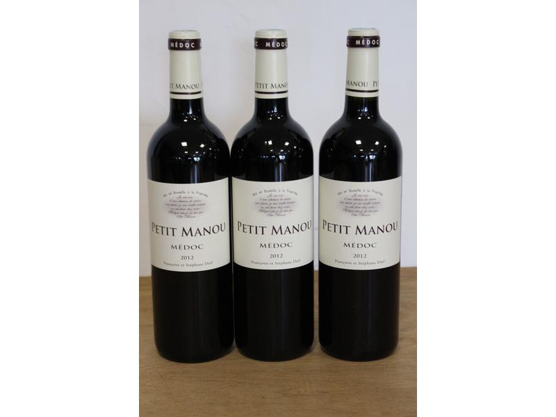 3 Blles PETIT MANOU Médoc 2012