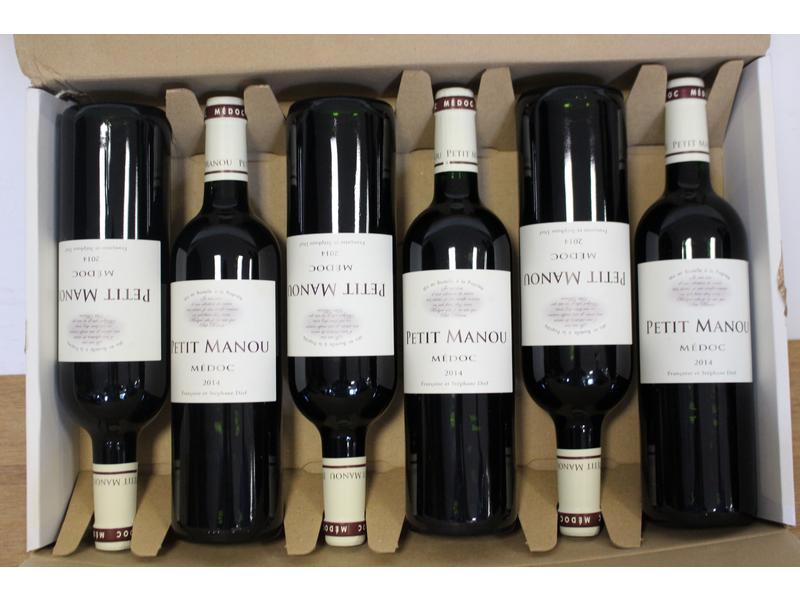 6 Blles PETIT MANOU Médoc 2014