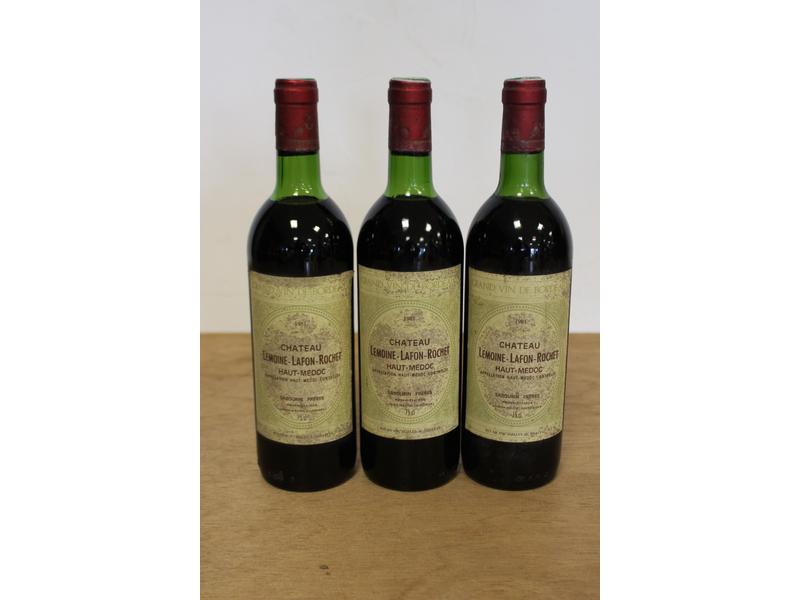 3 Blles CH. LEMOINE-LAFON-ROCHET Haut-Médoc...