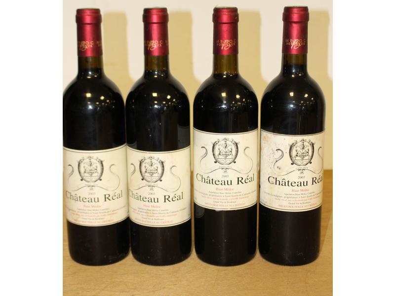 4 Blles CH. RÉAL Haut-Médoc 2003