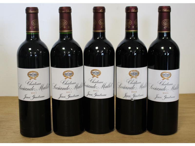 5 Blles CH. SOCIANDO MALLET Haut-Médoc