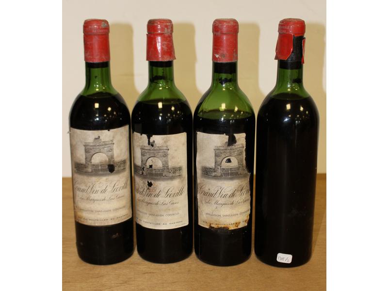 4 Blles CH. LÉOVILLE LAS CASES Saint Julien...