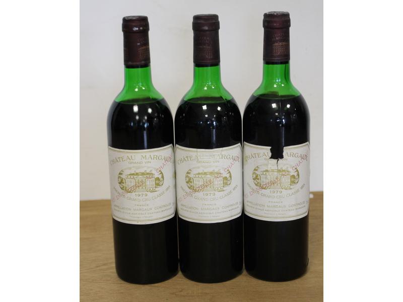 3 Blles CH. MARGAUX Margaux 1er GCC 1979