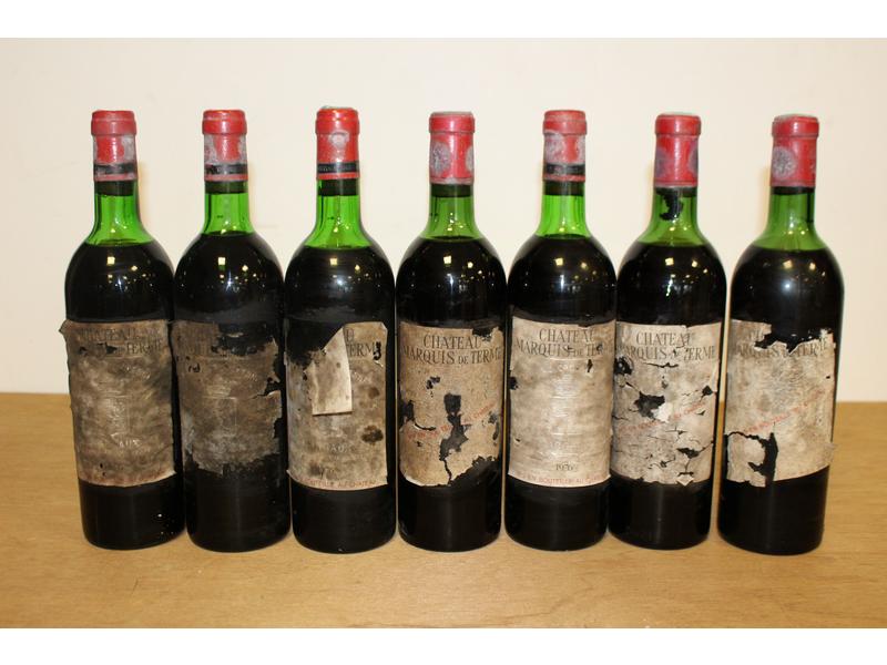 7 Blles CH. MARQUIS DE TERME Margaux GCC...