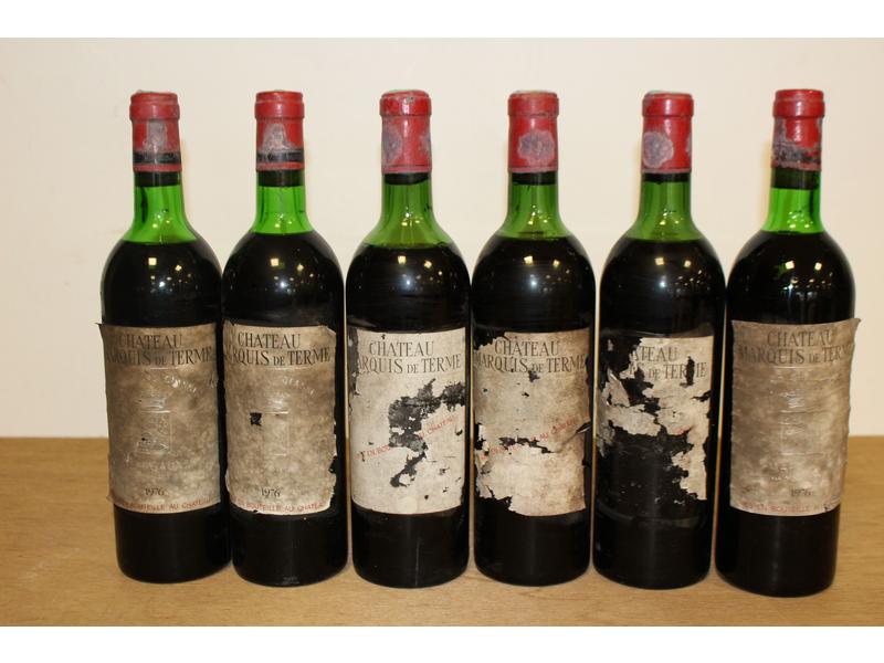 6 Blles CH. MARQUIS DE TERME Margaux GCC...