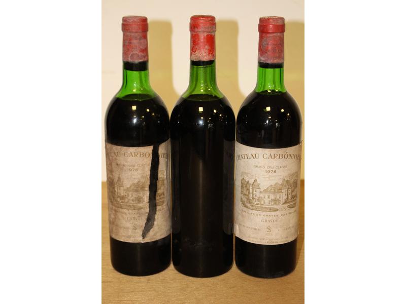 3 Blles CH. CARBONNIEUX Graves GCC 1976