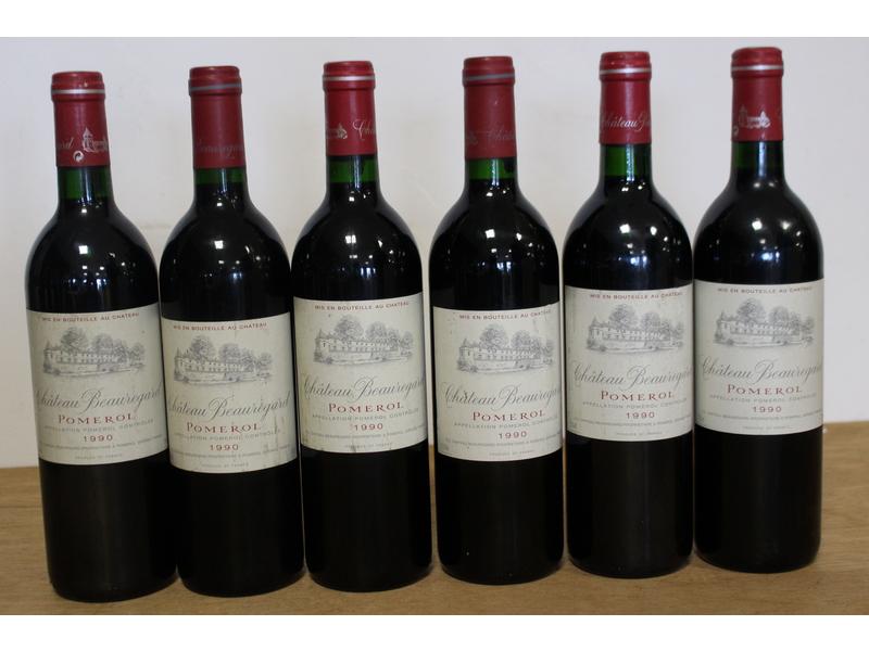 6 Blles CH. BEAUREGARD Pomerol 1990