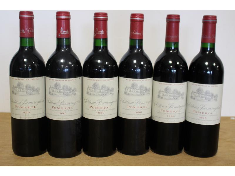 6 Blles CH. BEAUREGARD Pomerol 1990