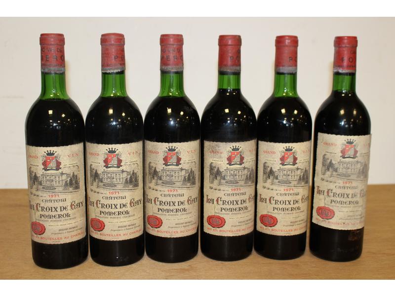 6 Blles CH. LA CROIX DE GAY Pomerol 1971