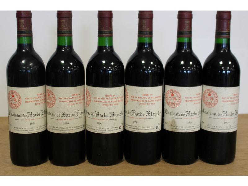 6 Blles CH. DE BARBE BLANCHE Lussac-Saint-Emilion...