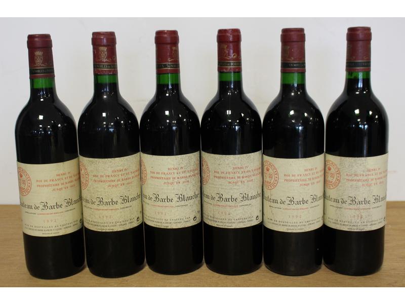 6 Blles CH. DE BARBE BLANCHE Lussac-Saint-Emilion...