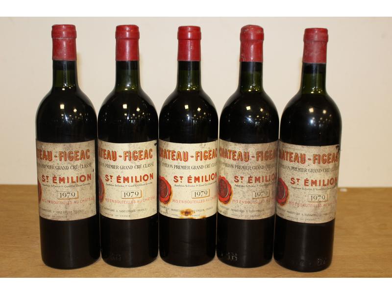 5 Blles CH. FIGEAC Saint-Emilion 1er GCC...