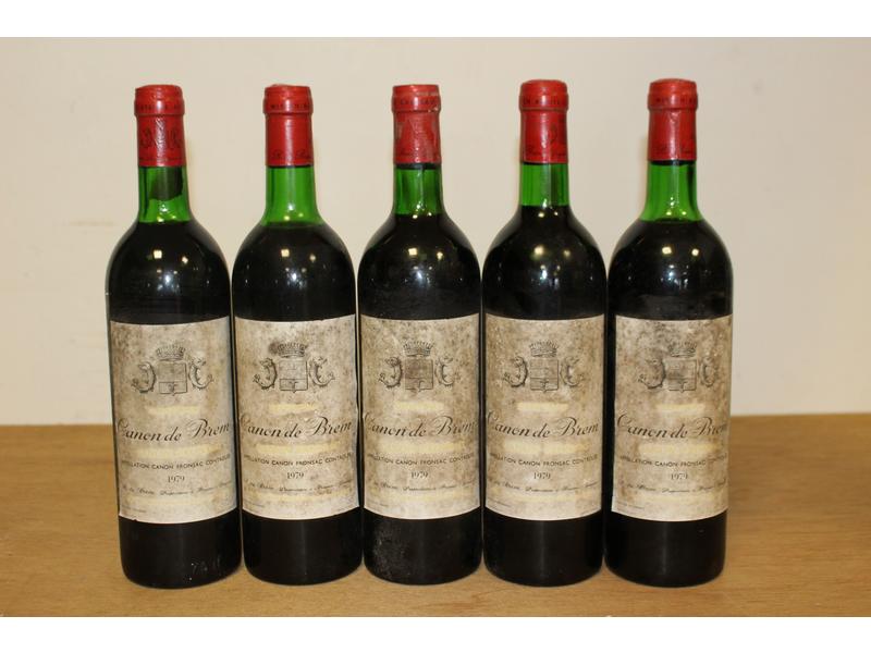 5 Blles CH. CANON DE BREM Canon Fronsac ...