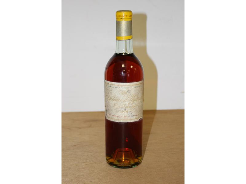 1 Blle CH. D'YQUEM 1er Cru Sup. Sauternes...