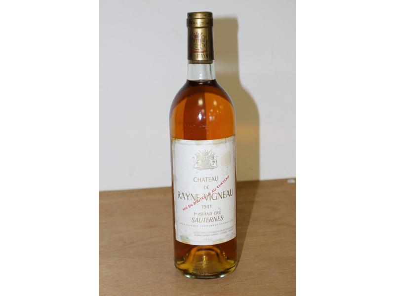1 Blle CH. DE RAYNE VIGNEAU  Sauternes 1er...