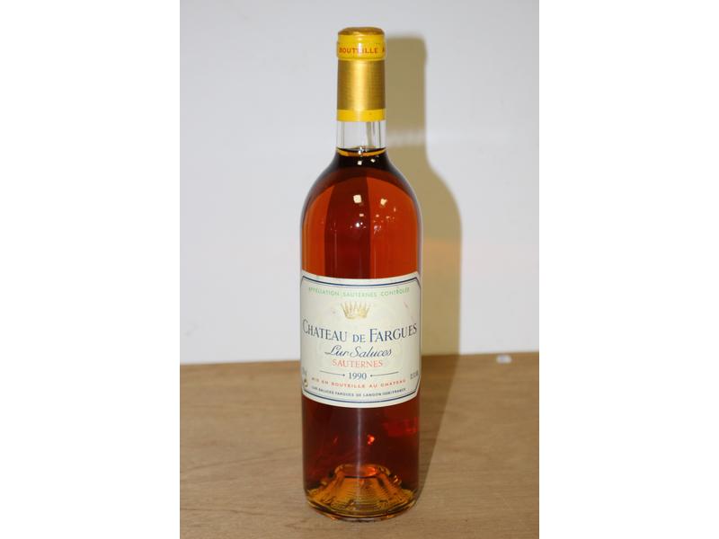 1 Blle CH. DE FARGUES Sauternes 1990