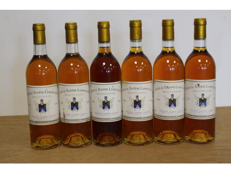 6 Blles CH. BASTOR LAMONTAGNE Sauternes ...