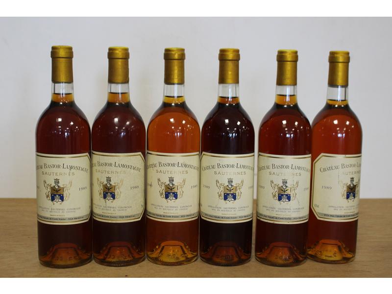 6 Blles CH. BASTOR LAMONTAGNE Sauternes ...