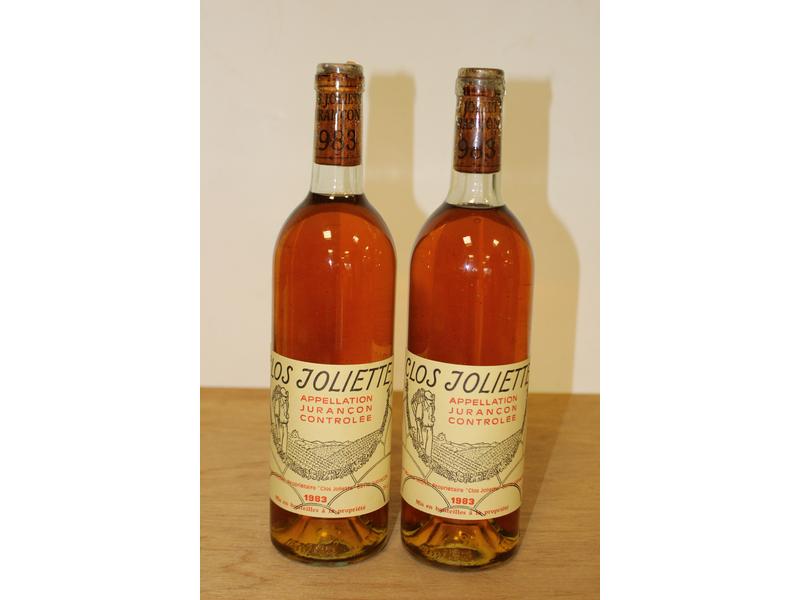 2 Blles CLOS JOLIETTE Jurançon 1983