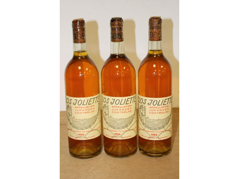 3 Blles CLOS JOLIETTE Jurançon 1985
