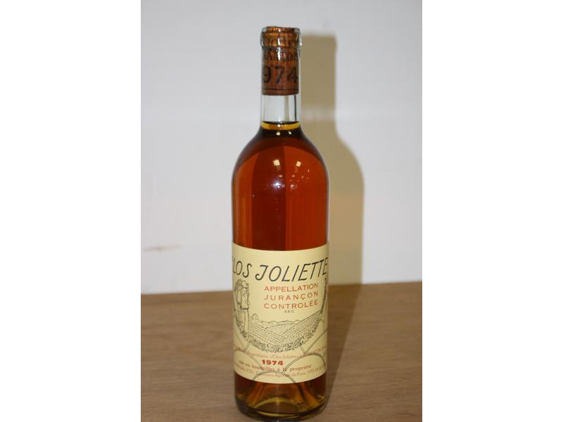 1 Blle CLOS JOLIETTE Jurançon sec 1974