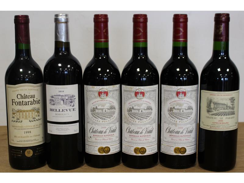Lot de 6 blles comprenant :