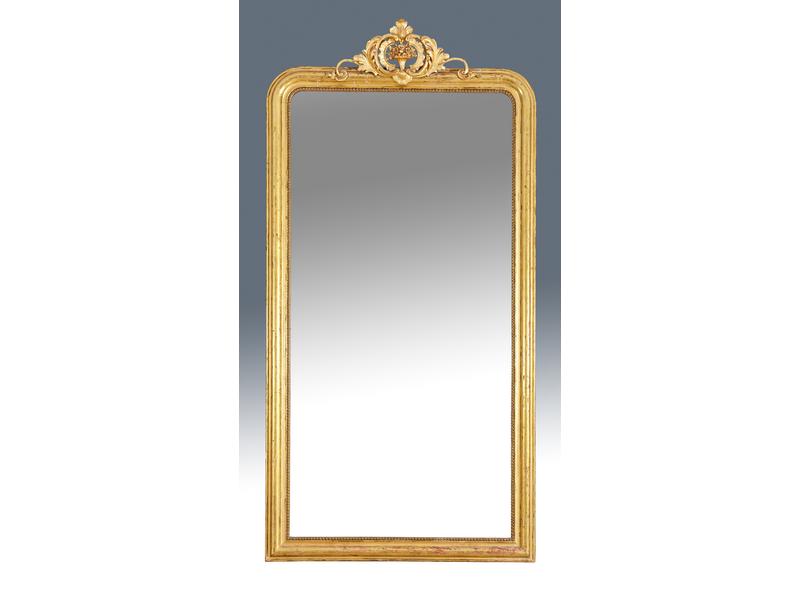 IMPORTANT MIROIR DE CHEMINEE dans un cadre...