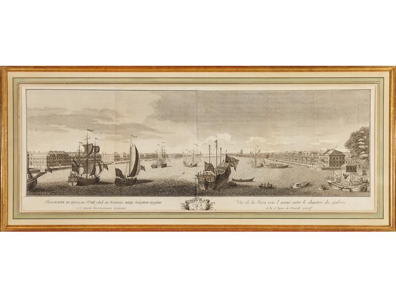 Vue de la Neva vers Lorient entre le chantier...