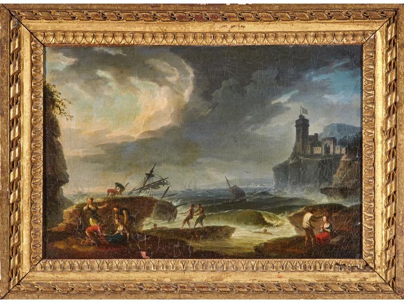 Attribué à Jean François HUE (1751 - 182...