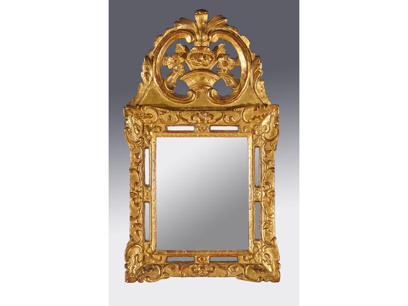 MIROIR rectangulaire au mercure dans un cadre...