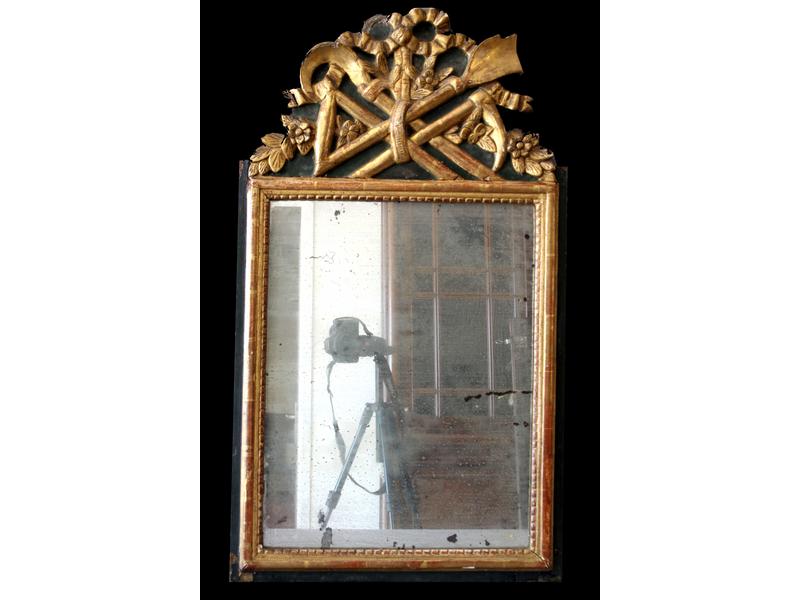 MIROIR rectangulaire au mercure dans un cadre...