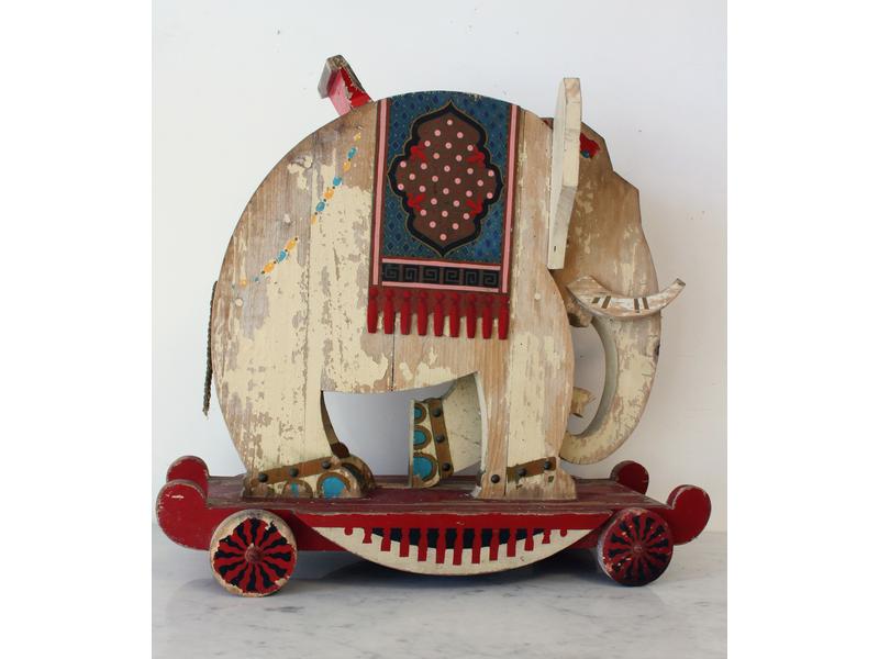 ELEPHANT de parquet, à trainer, pour enfant,...