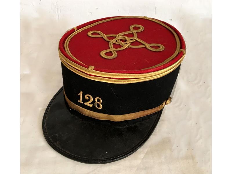 KEPI DE LIEUTENANT DU 128e REGIMENT D'IN...