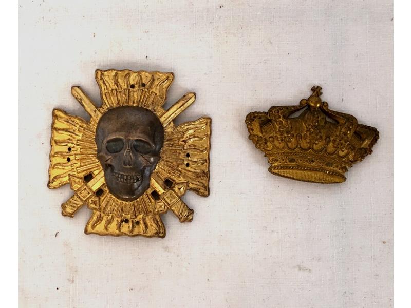 SYMBOLE DES CROIX DE FEU en laiton.