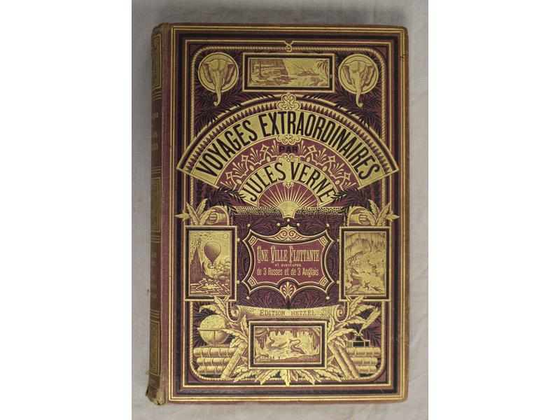 VERNE (J.): Une ville flottante et aventures...