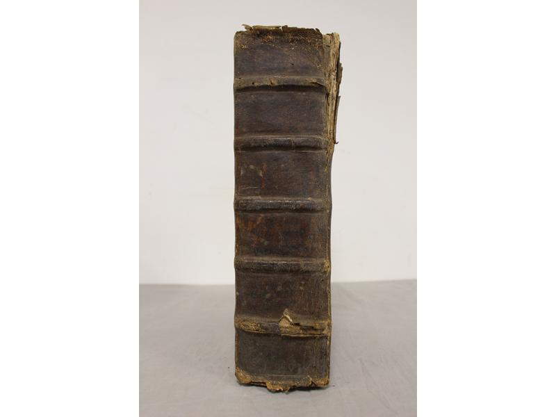 BIBLE du XVIIe siècle, allemande. In-folio...