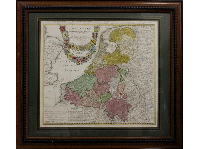CARTE DES 17 PROVINCES OU DE L'ALLEMAGNE...