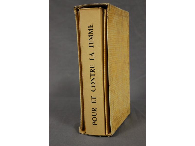 Pour ou contre la femme. Kieffer, s.d. In-8...