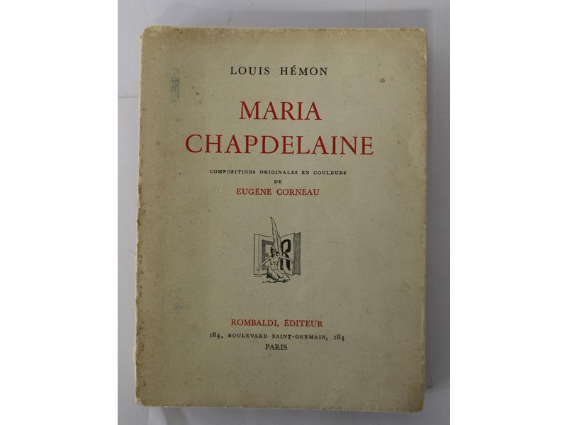 Louis HEMON, " Maria Chapdelaine, récit du...