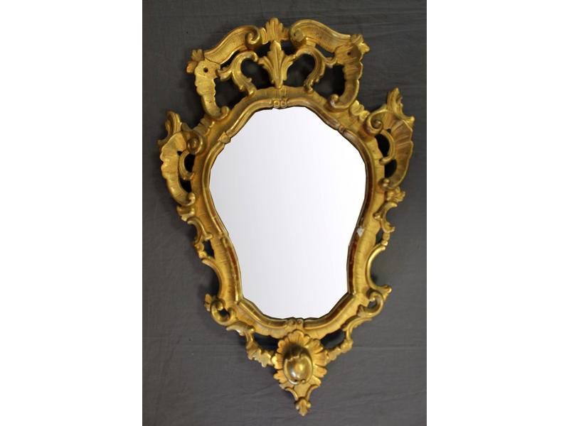 MIROIR de forme violonné dans un cadre en...